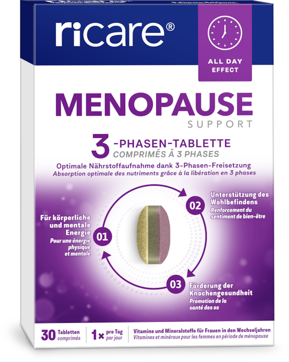 Produktbild ricare Menopause Support (30 Stück, Tabletten)