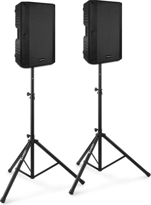 Actual product image ACV Active speaker set - Vonyx VSA150S - Sound system with Bluetooth incl. Tripods - 1000W - 15 (Active)