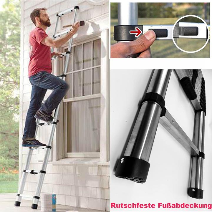 Produktbild Autofather Ausziehbare Teleskopleiter (Teleskopleiter, 72 cm)