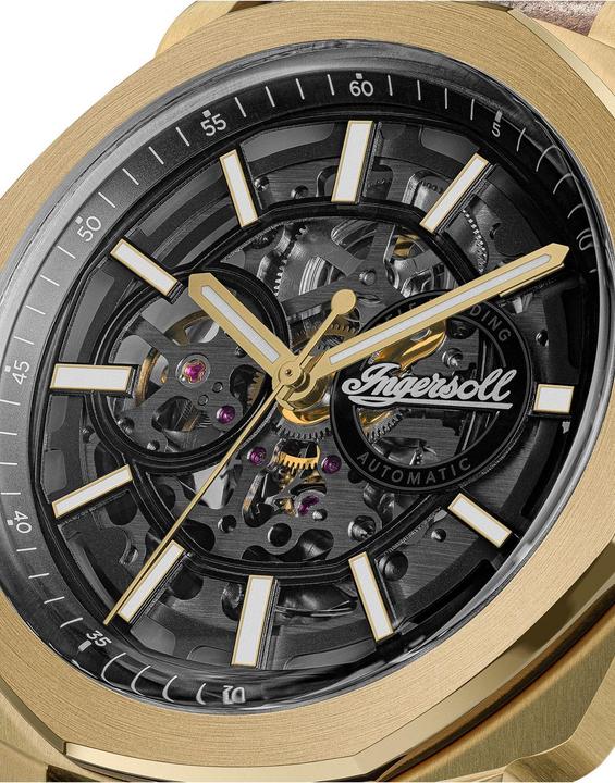 Produktbild Ingersoll 1892 Ingersoll I16402 Herrenuhr Ingersoll Outrider Automatik 44mm 5ATM (Analoguhr, 44 mm)