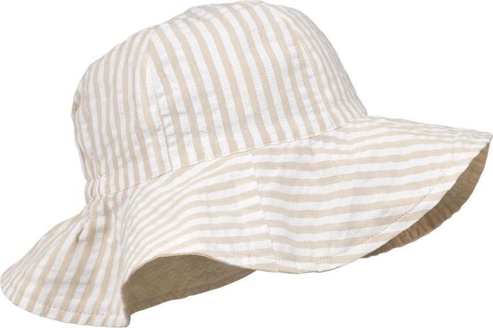 Actual product image Liewood Amelia sun hat reversible stripes Crisp