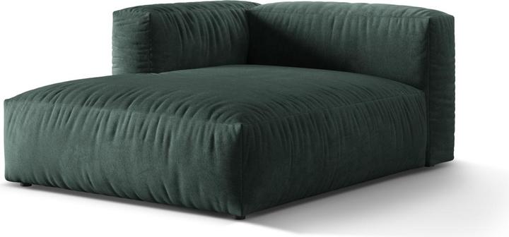 Image du produit Micadoni Chaise longue modulable gauche, "Martina", 1 Place, 176x123x75 Fabriqué en Europe (Recamière)