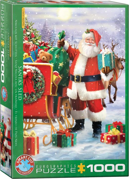 Eurographics Babbo Natale con slitta di Simon Tread (1000 pezzi)