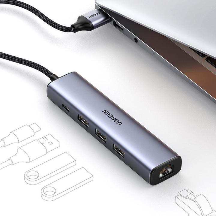 Produktbild Ugreen 5in1 Adapter (USB-A, 5 Ports)