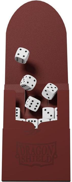 Immagine prodotto Arcane Tinman Scudo del Drago: Scatola a conchiglia cubica - Rosso sangue