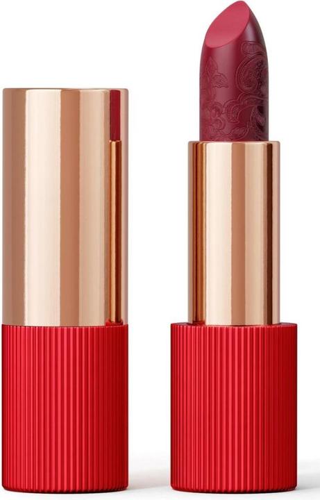 Actual product image La Perla Cherry Red Matte Silk (#107, Cherry Red)