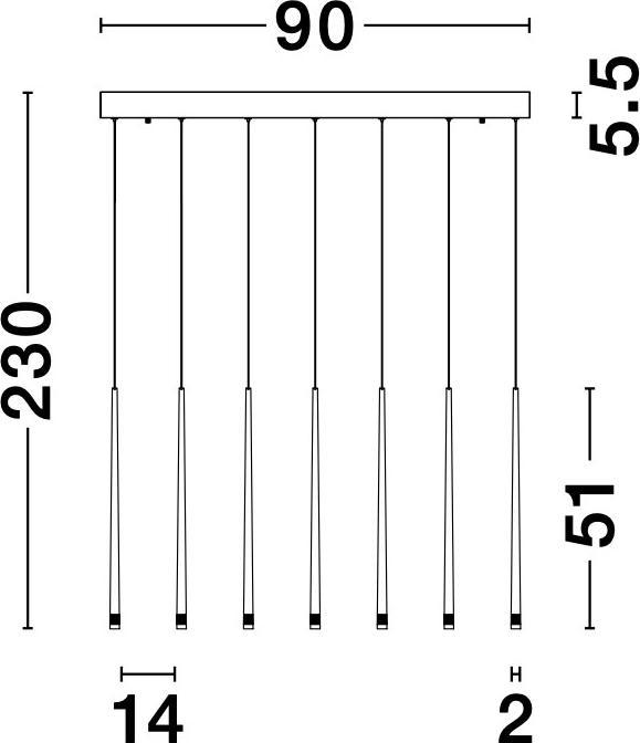 Produktbild Nova Luce Giono (1933 lm)