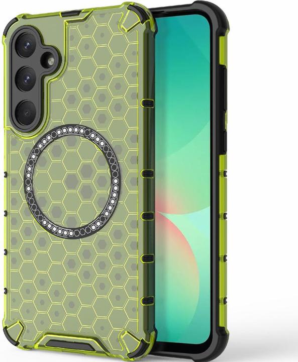 Actual product image Techsuit - HoneyComb Shield MagSafe - Samsung Galaxy A26 5G - Lime Green