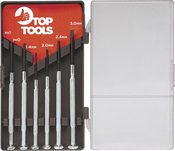 TOP Tools Precision screwdrivers 6 pcs. (39D193)