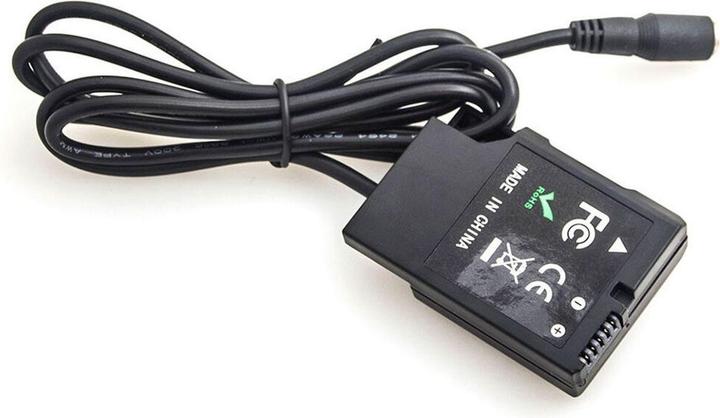 Immagine prodotto Caruba Batteria fittizia Nikon EN EL14 a decodifica completa (cavo dritto) (Batteria della fotocamera)