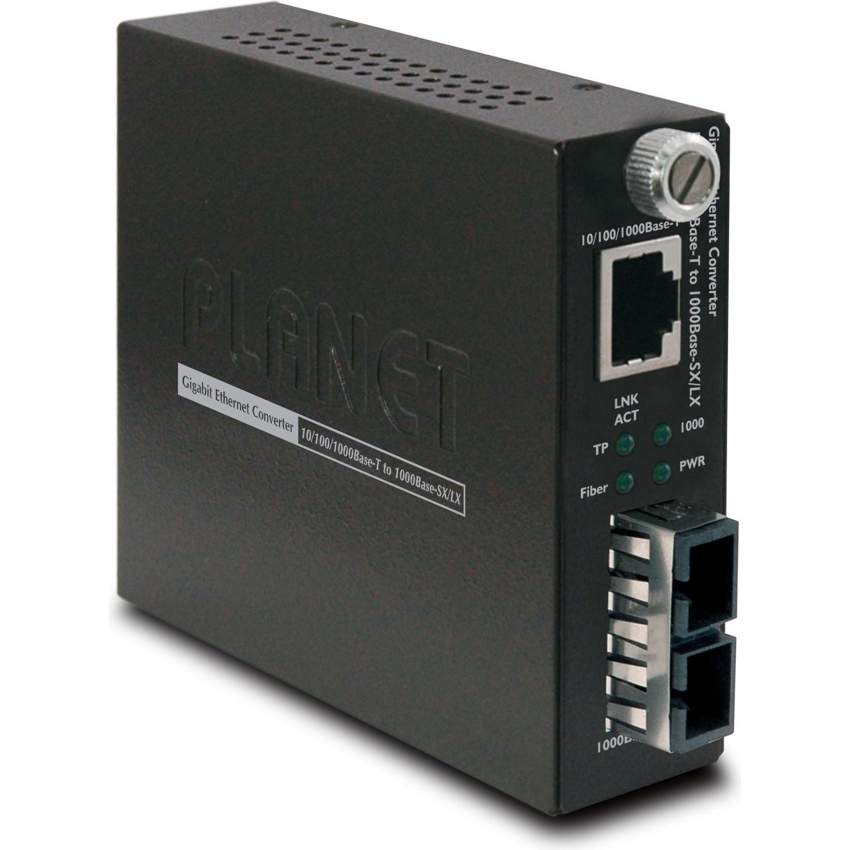 Planet GST-802 Netzwerk Medienkonverter 850 nm Multi-Modus, Data Converter