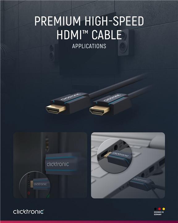 Immagine prodotto clicktronic Cavo HDMI standard Ethernet (10 m)