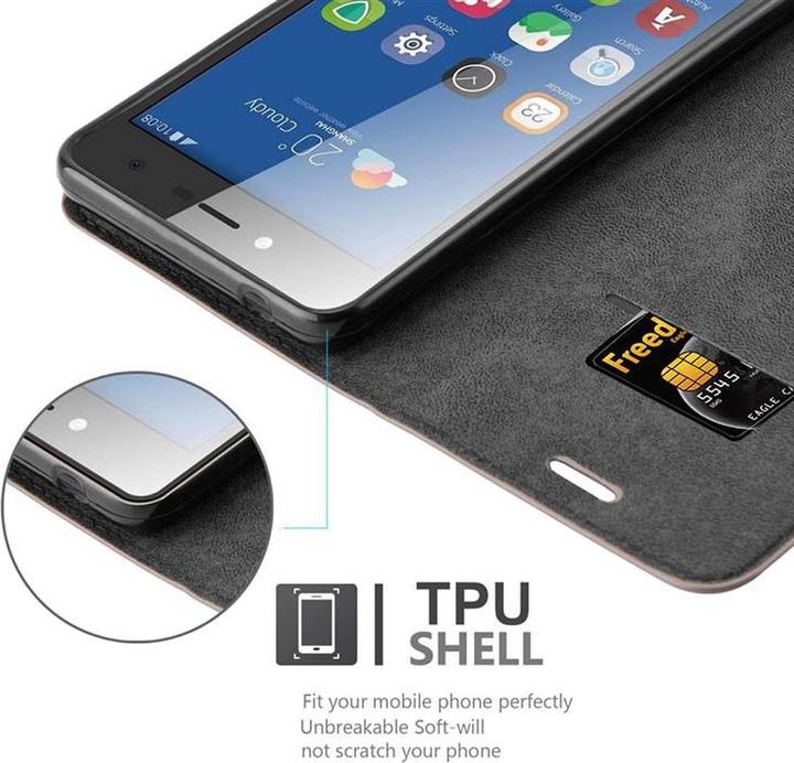 Actual product image Cadorabo Book Invisible Magnet Cover (ZTE Blade L7)