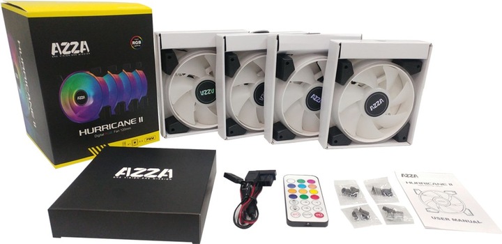 Produktbild Azza Hurricane II Digital RGB (120 mm, 4 x)