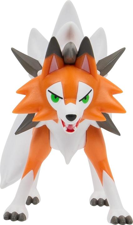 Actual product image Pokémon Battle Figure Lycanroc Dusk Form 5 cm