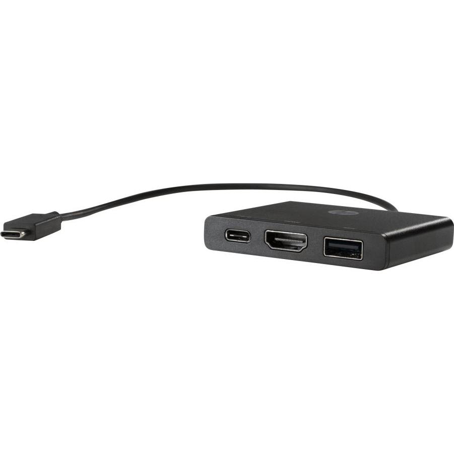 HP USB-C to Multi-Port Hub A P Digital/Daten (USB-C), Dockingstation + USB Hub