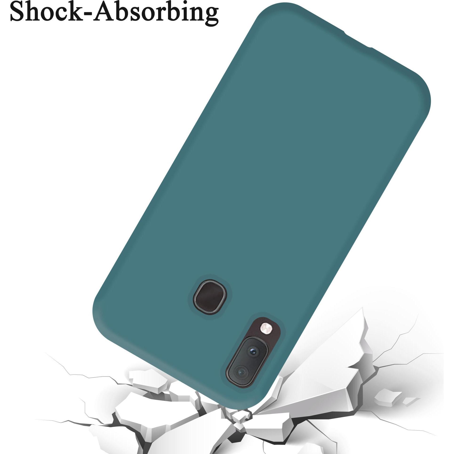 Thumbnail - Cadorabo Liquid Case (Samsung Galaxy A20e), Smartphone Hülle, Grün