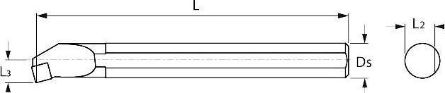 Immagine prodotto Bohrstange Stahl 20/09 mm