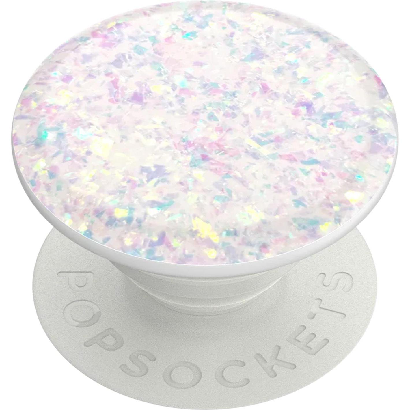 Thumbnail - PopSockets Iridescent Confetti White (2. Gen, austauschbar), Smartphone Halterung, Weiss