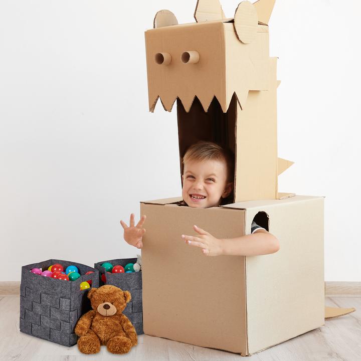 Image du produit Relaxdays 2x panier de rangement (2 x, 30 x 24 x 30 cm)