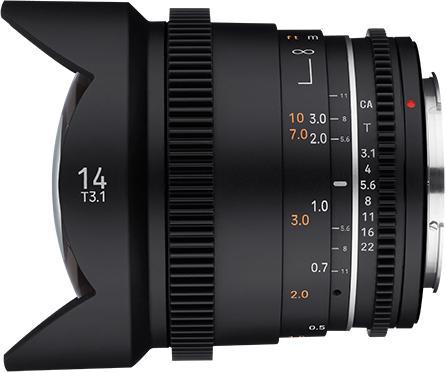 Image du produit Samyang 14mm T3.1 MK2 Canon RF (Canon RF, APS-C / DX, Plein format)