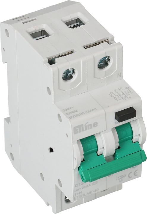 Max Hauri FI/LS combination circuit-breaker 1L+N