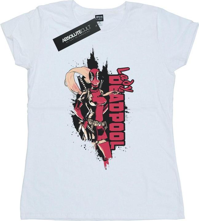 Actual product image Womens/Ladies Deadpool Lady Deadpool Cotton T-Shirt (XL)
