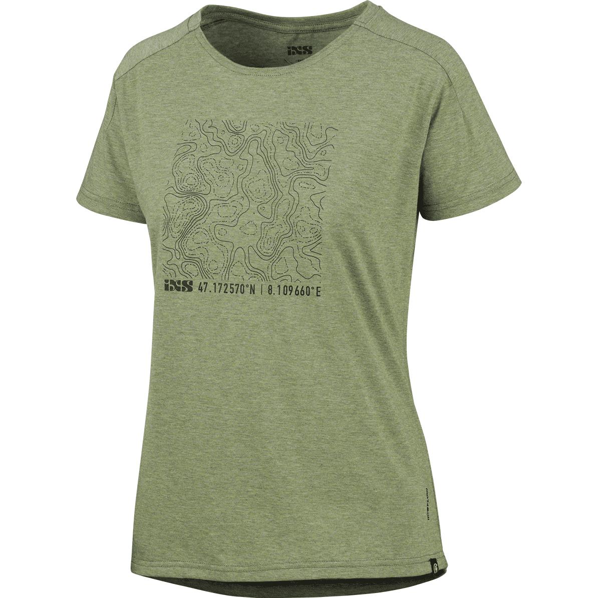 iXS, Damen, Velotrikot, Damen Flow Tech Tee (contour) (36), Grün, 36
