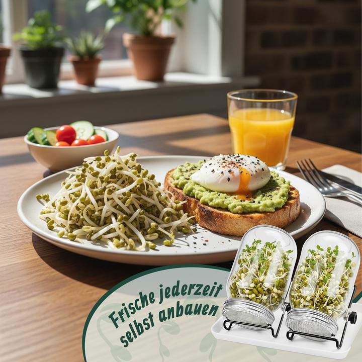 Productafbeelding Relaxdays Sprossenglas