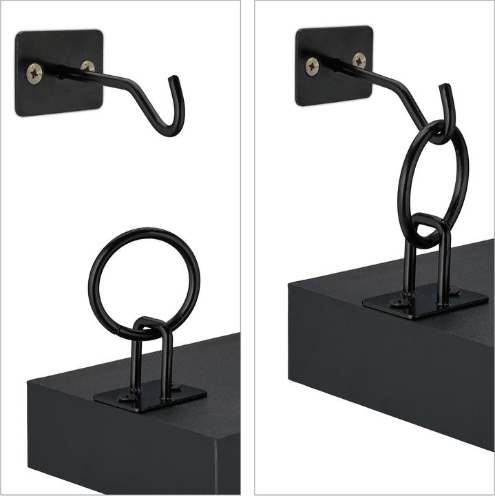 Produktbild Relaxdays 2x Wandregal (48 x 12 x 13 cm)