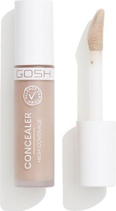 Gosh Concealer High Coverage mocna kryjący korektor z aplikatorem 001 Porcelain 6ml