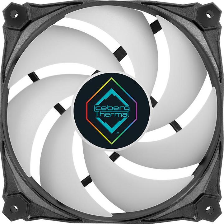 Produktbild Iceberg Thermal IceGALE ARGB Gen2.0 -120 mm Black (3er Pack) (120 mm, 3 x)