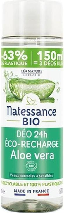 Natessance 24h Aloe Vera Organic Deodorant Refill 150ml (150 ml)