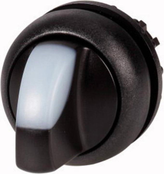 Produktbild Eaton 216834 M22S-WLK3-W Wahltaste Frontring Kunststoff Knebel Schwarz 1 St.