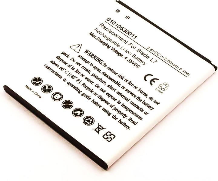 Immagine prodotto AGI 115725 - Batteria - ZTE - BLADE L7A - Nero - Ioni di litio (Li-Ion) - 2200 mAh