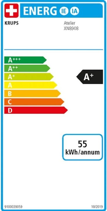 Label énergétique Krups Nespresso Atelier (NESPRESSO Original)