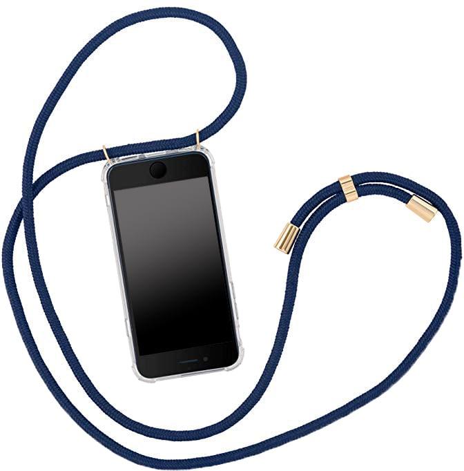 Immagine prodotto PhoneLook Coperchio in gomma trasparente con corda blu (Apple iPhone 15)