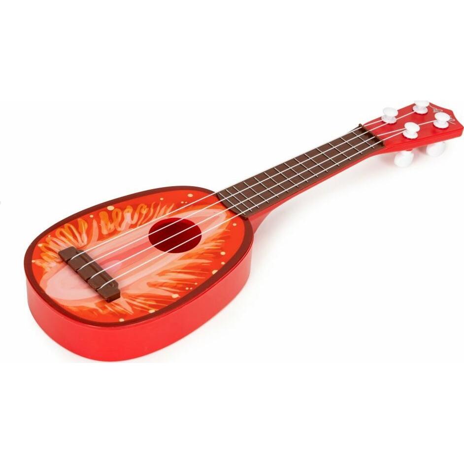 EcoToys Kindergitarre - Erdbeere