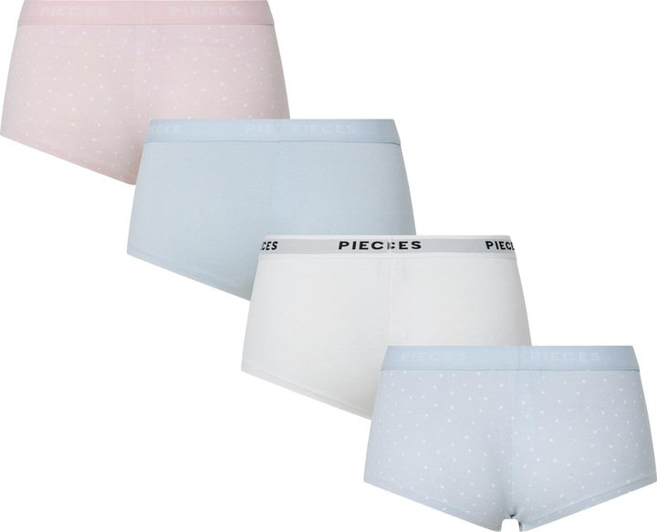Immagine prodotto Pieces Pclogo Lady 4 Pack Aop/Solid Noos Bc (L, confezione da 4)