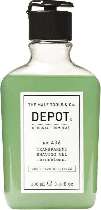 Depot No. 406 Transparent Shaving Gel Brushless