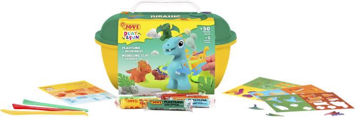 Actual product image Jovi Play&Fun Plastilin-Dinosaurier
