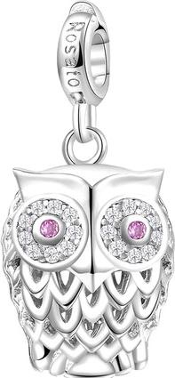 Produktbild Rosato Silver owl pendant with Storie zircons RZ002R (L)