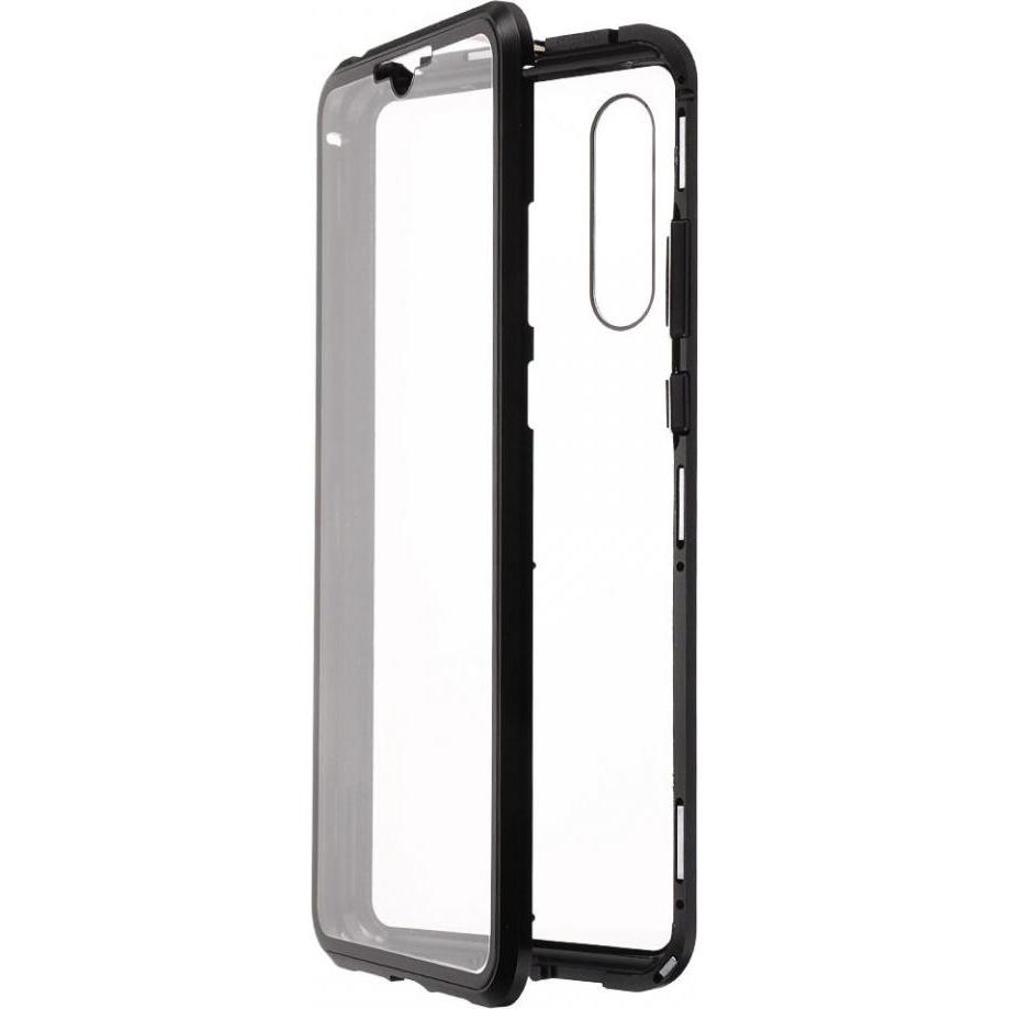 G-Case Xiaomi Mi 9 Pro Aluminium Magnetic Glass Case Hülle (Xiaomi Mi 9 Pro), Smartphone Hülle, Schwarz