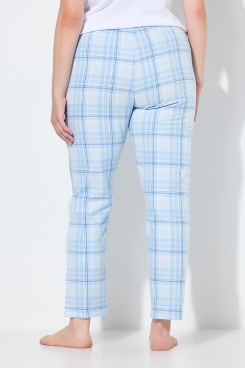 Produktbild Ulla Popken Pyjamahose, Karomuster, gerades Bein, Elastikbund (42, 44)