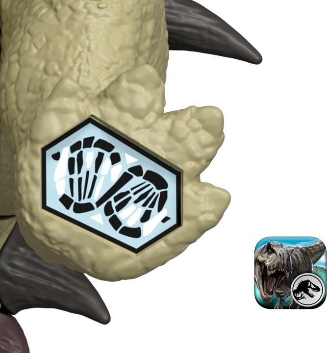 Actual product image Jurassic World Wild Roar Ankylosaurus