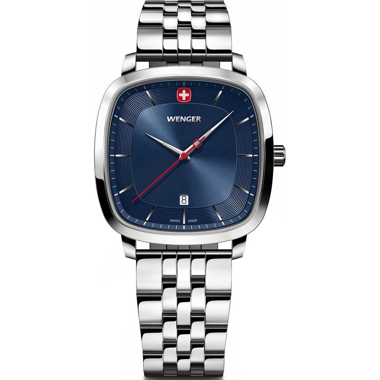 Wenger, Armbanduhr, Vintage Classic 01.1921.103, Silber, (Swiss Made)