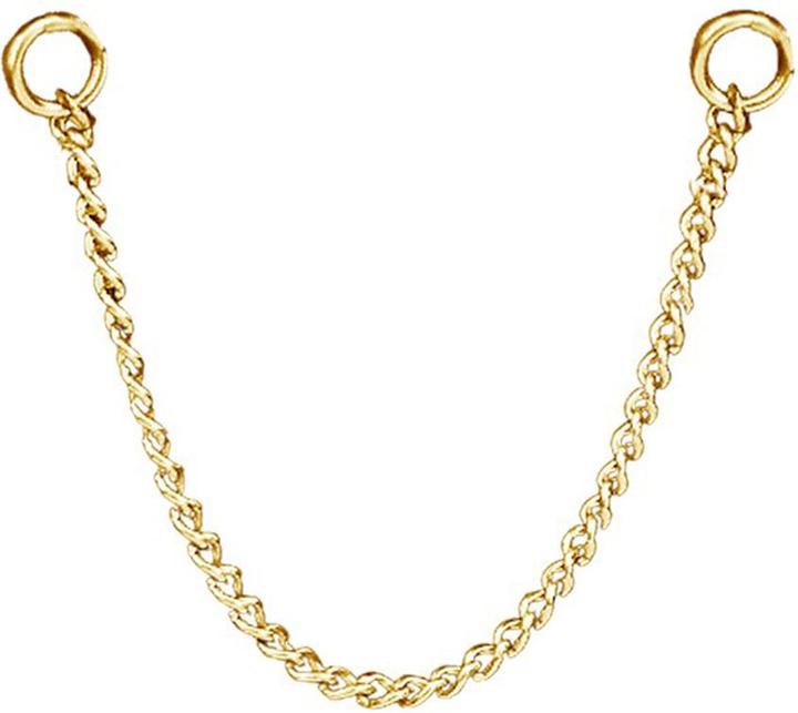 Immagine prodotto Chaotic Trading Verbindungskette Basic fein vergoldet (senza ottone, Acciaio chirurgico 316L)