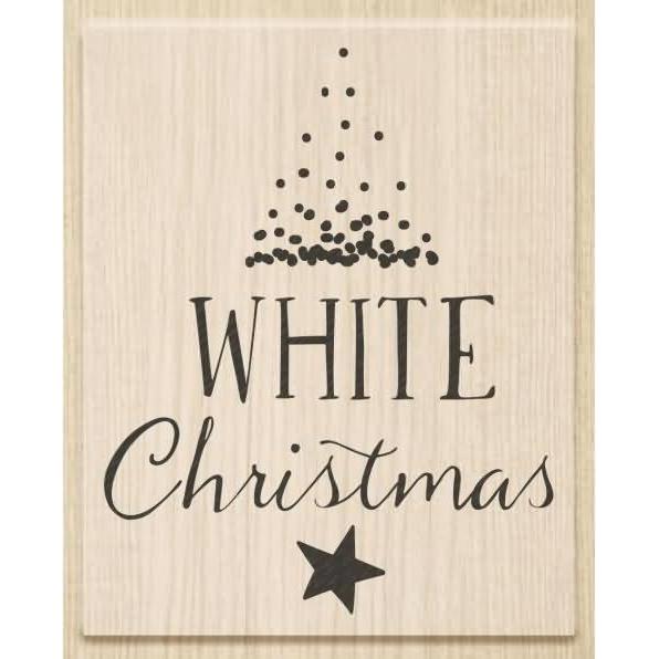 Heyda, Stempel, Motivstempel 'White Christams' 6,5x8,2cm