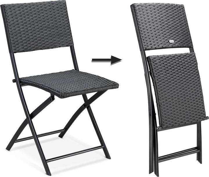 Immagine prodotto Casaria Sedia pieghevole in Poly Rattan (4x Set)