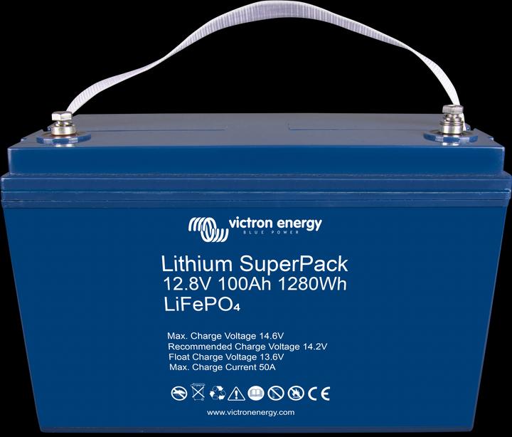 Victron Energy SuperPack al litio 12,8V/100Ah ad alta corrente (12.80 V, 100 Ah)